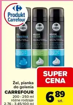 Carrefour Źel, pianka do golenia Carrefour oferta