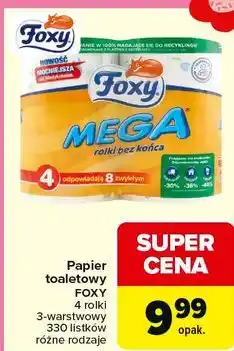 Carrefour Papier toaletowy FOXY oferta