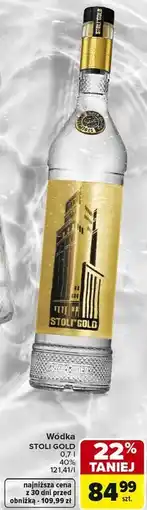 Carrefour Wódka STOLI GOLD oferta