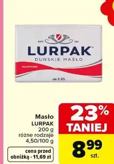 Carrefour Masło LURPAK oferta