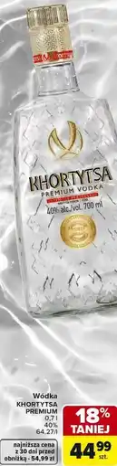Carrefour Wódka KHORTYTSA PREMIUM oferta