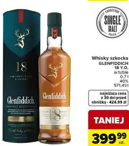 Carrefour Whisky szkocka GLENFIDDICH 18 Y.O oferta