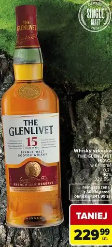 Carrefour Whisky szkocka THE GLENLIVET 15 Y.O oferta