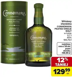 Carrefour Whiskey irlandzka CONNEMARA PEATED SINGLE MALT oferta