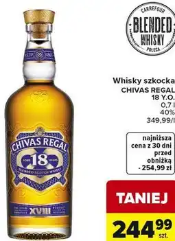 Carrefour Whisky szkocka CHIVAS REGAL 18 Y.O oferta