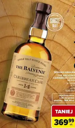 Carrefour Whisky szkocka THE BALVENIE CARIBBEAN CASK 14 Y.O oferta