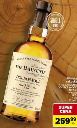 Carrefour Whisky szkocka THE BALVENIE DOUBLE WOOD 12 Y.O oferta