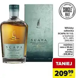 Carrefour Whisky szkocka SCAPA 10 Y.O oferta