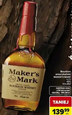 Carrefour Bourbon amerykański MAKER'S MARK oferta