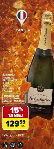 Carrefour Szampan NICOLAS FEUILLATTE oferta