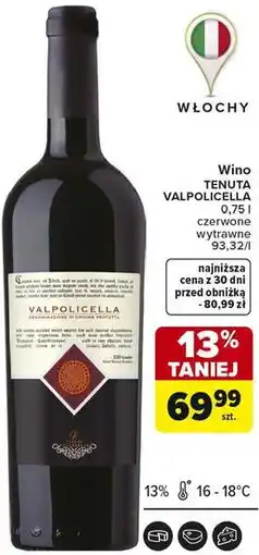 Carrefour Wino TENUTA VALPOLICELLA oferta