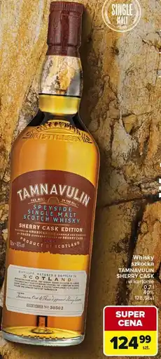 Carrefour Whisky szkocka TAMNAVULIN SHERRY CASK oferta