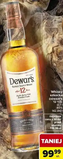 Carrefour Whisky szkocka DEWAR'S 12 Y.O oferta