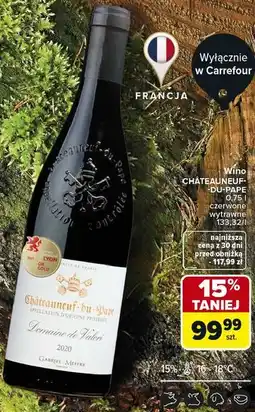 Carrefour Wino CHTEAUNEUF-DU-PAPE oferta