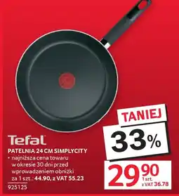 Selgros Tefal Patelnia Simplicity oferta