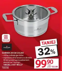 Selgros Zwieger Garnek 20 cm Caldo oferta