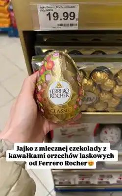 Dino Jajko Ferrero Rocher z mlecznej czekolady z kawałkami orzechów laskowych oferta