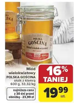 Carrefour Miód wielokwiatowy oferta