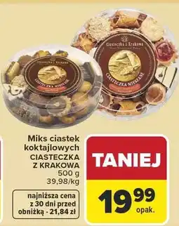 Carrefour Miks ciastek koktajlowych Ciasteczka z Krakowa oferta