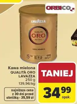 Carrefour Kawa mielona Qualita Oro oferta