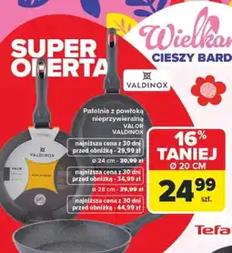 Carrefour Patelnia z powłoką nieprzywieralną Valor Valdinox oferta