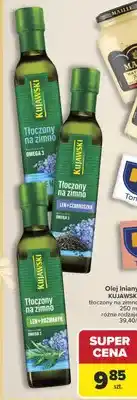 Carrefour Olej lniany tłoczony na zimno różne rodzaje oferta