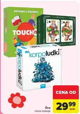 Carrefour Gra różne rodzaje oferta