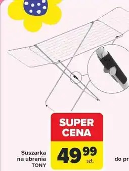 Carrefour Suszarka na ubrania Tony oferta