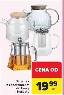 Carrefour Dzbanek z zaparzaczem do kawy i herbaty oferta