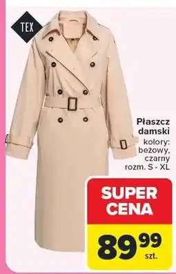 Carrefour Płaszcz damski oferta