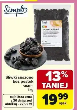 Carrefour Śliwki suszone bez pestek oferta