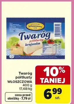 Carrefour Twaróg półtłusty oferta
