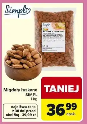 Carrefour Migdały łuskane oferta