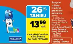 Carrefour Sznycle z fileta z indyka premium INDYKPOL oferta