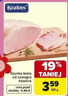 Carrefour Szynka biała od szwagra oferta