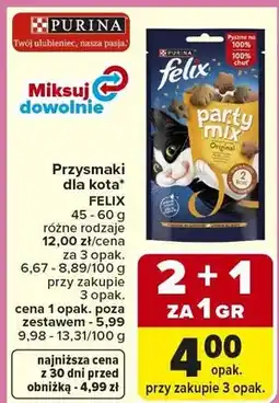 Carrefour Przysmaki dla kota Party Mix Original oferta