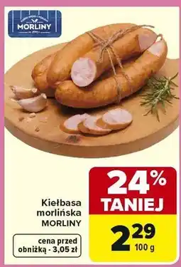 Carrefour Kiełbasa morlińska oferta