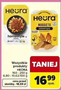 Carrefour Wszystkie produkty heura nuggets, homestyle oferta