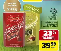 Carrefour Praliny Lindor różne rodzaje oferta
