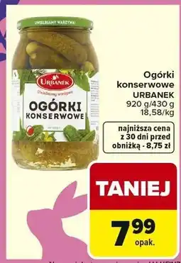 Carrefour Ogórki konserwowe oferta