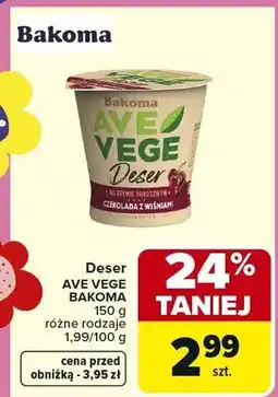 Carrefour Deser ave vege różne rodzaje oferta
