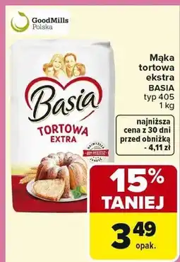 Carrefour Mąka tortowa ekstra typ 405 oferta