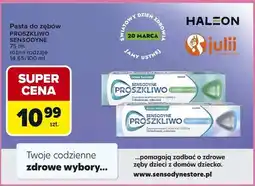 Carrefour Pasta do zębów Sensodyne różne rodzaje oferta