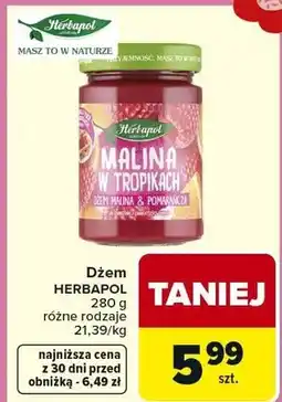 Carrefour Dżem różne rodzaje oferta