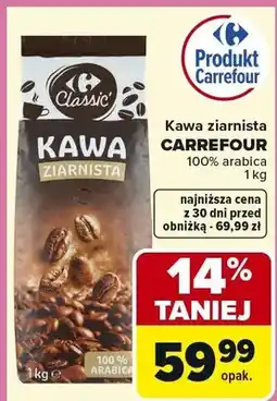 Carrefour Kawa ziarnista 100% arabica oferta