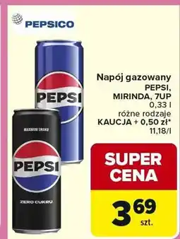 Carrefour Napój gazowany Pepsi oferta