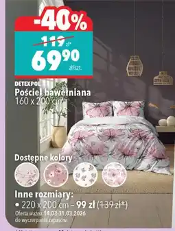 Biedronka Pościel bawełniana 160 x 200 cm oferta