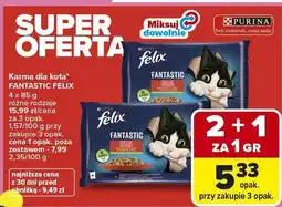 Carrefour Karma dla kota Fantastic różne rodzaje oferta