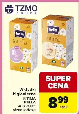 Carrefour Wkładki higieniczne intima plus oferta
