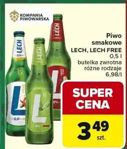 Carrefour Piwo smakowe butelka zwrotna różne rodzaje oferta